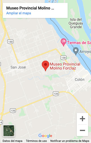 Cómo llegar al Museo Provincial Molino Forclaz